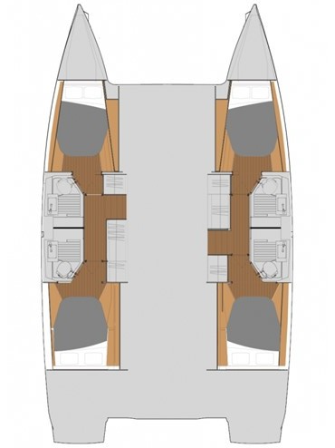 Jachthuur in Frenchtown - Fountaine Pajot Astrea 42 via SamBoat