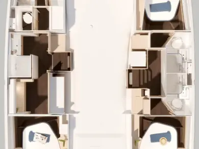 Huur een Fountaine Pajot Fountaine Pajot FP 44 Maestro - 3 cab. in Frenchtown