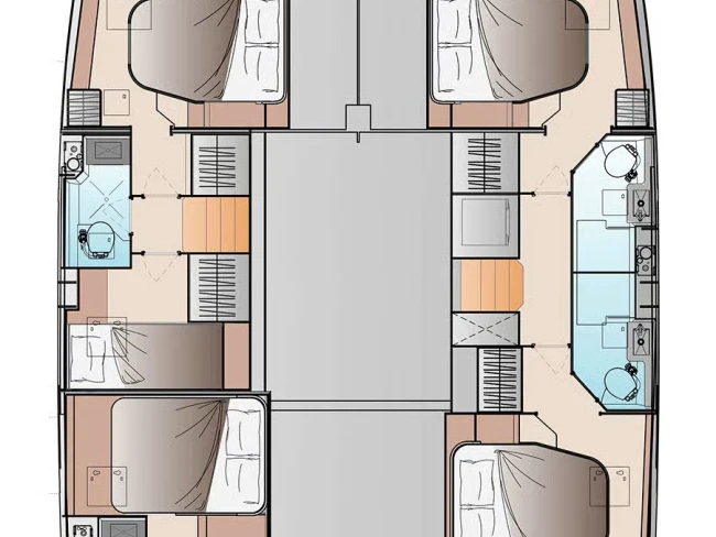 Huur Catamaran met of zonder schipper Fountaine Pajot in Frenchtown