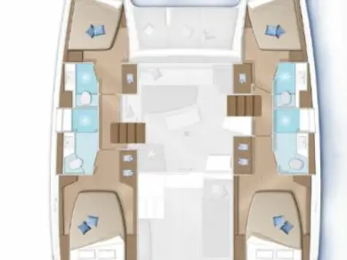 Huur Catamaran met of zonder schipper Lagoon in Ao Po