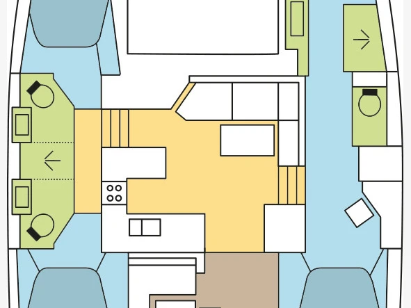 Verhuur Catamaran Fountaine Pajot met vaarbewijs