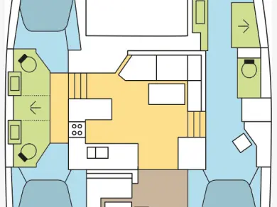 Verhuur Catamaran Fountaine Pajot met vaarbewijs