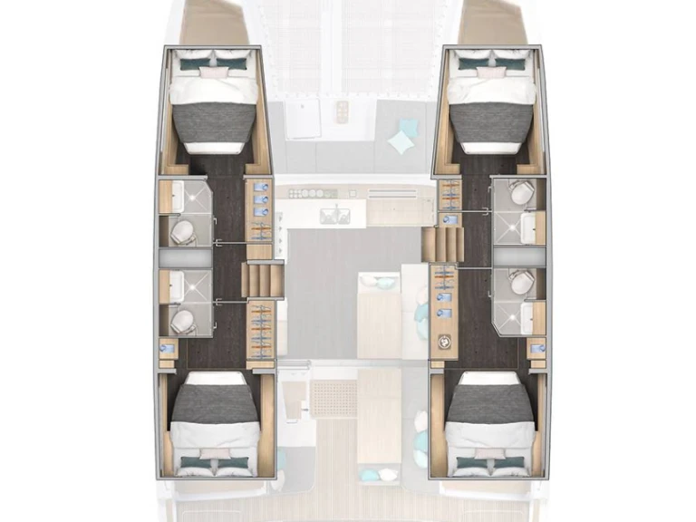 Bootverhuur Lagoon Lagoon 43 in Rogoznica via SamBoat