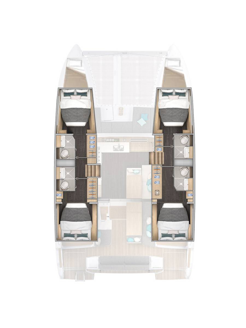 Bootverhuur Lagoon Lagoon 43 in Rogoznica via SamBoat