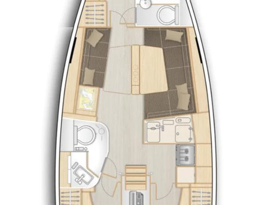 Huur Zeilboot met of zonder schipper Hanse in Dénia