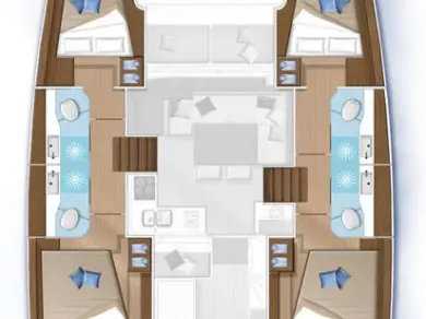 Huur Catamaran met of zonder schipper Lagoon in Pomer