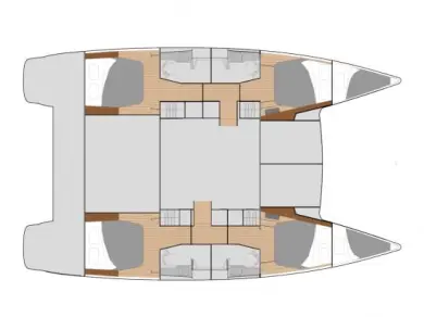 Verhuur Catamaran Fountaine Pajot met vaarbewijs