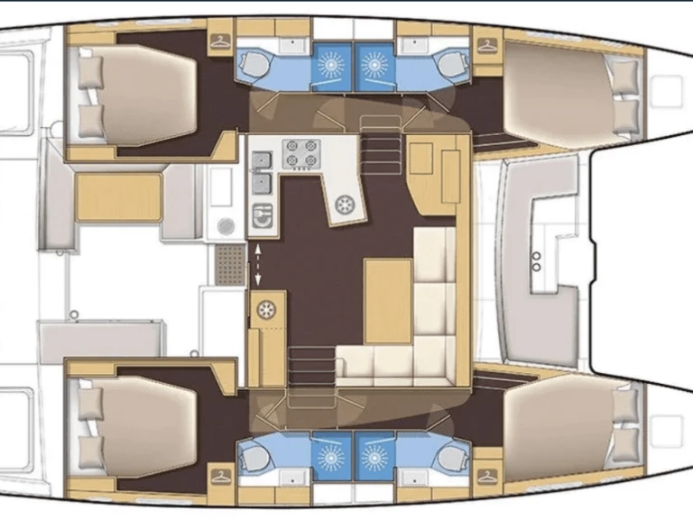 Huur Catamaran met of zonder schipper Lagoon in Parish of Saint George