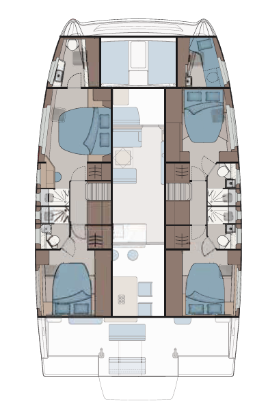Aquila Aquila 45 Sail - 4 + 1 cab. te huur van particulier of professional in Parham Town
