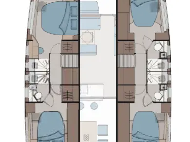 Aquila Aquila 45 Sail - 4 + 1 cab. te huur van particulier of professional in Parham Town