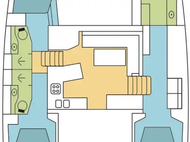 Verhuur Catamaran Lagoon met vaarbewijs