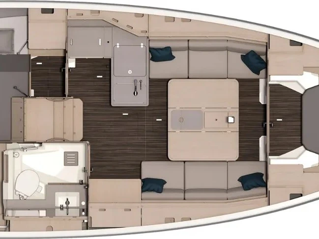 Dufour Dufour 37 te huur van particulier of professional in Palermo