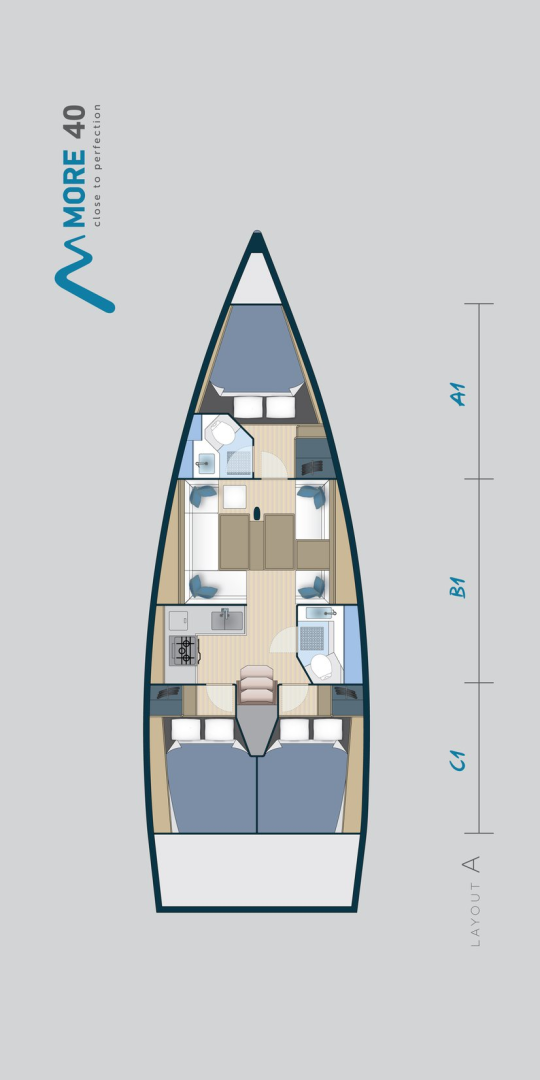 Huur een More Boats More 40 in Trogir