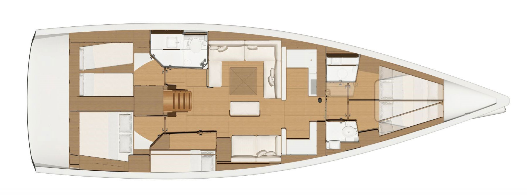 Bootverhuur La Seyne-sur-Mer goedkoop Dufour 520 Grand Large