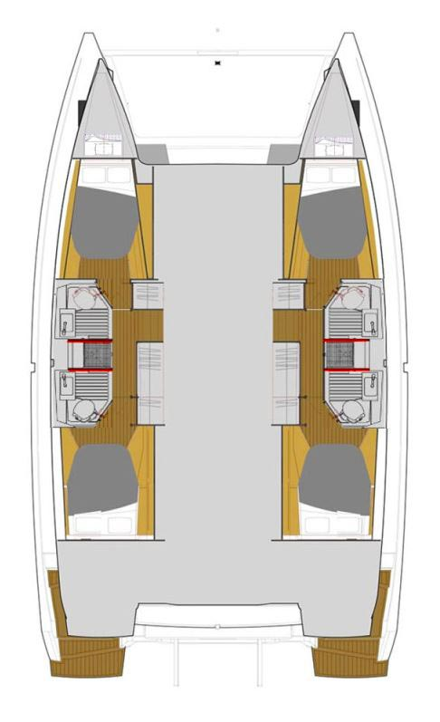 Verhuur Catamaran in Trogir - Fountaine Pajot Astrea 42