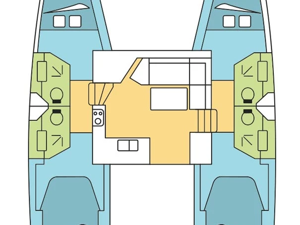 Huur Catamaran met of zonder schipper Fountaine Pajot in Trogir