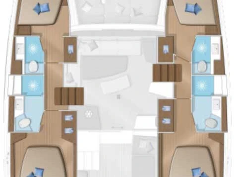 Verhuur Catamaran in Trogir - Lagoon Lagoon 42