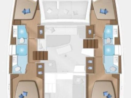 Huur Catamaran met of zonder schipper Lagoon in Trogir