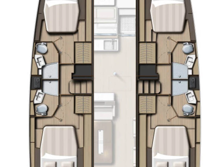 Verhuur Catamaran in Marsh Harbour - Bali Bali 4.4