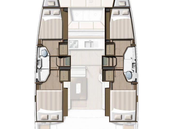 Huur Catamaran met of zonder schipper Bali in Seget Donji