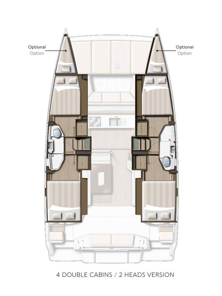 Huur Catamaran met of zonder schipper Bali in Seget Donji