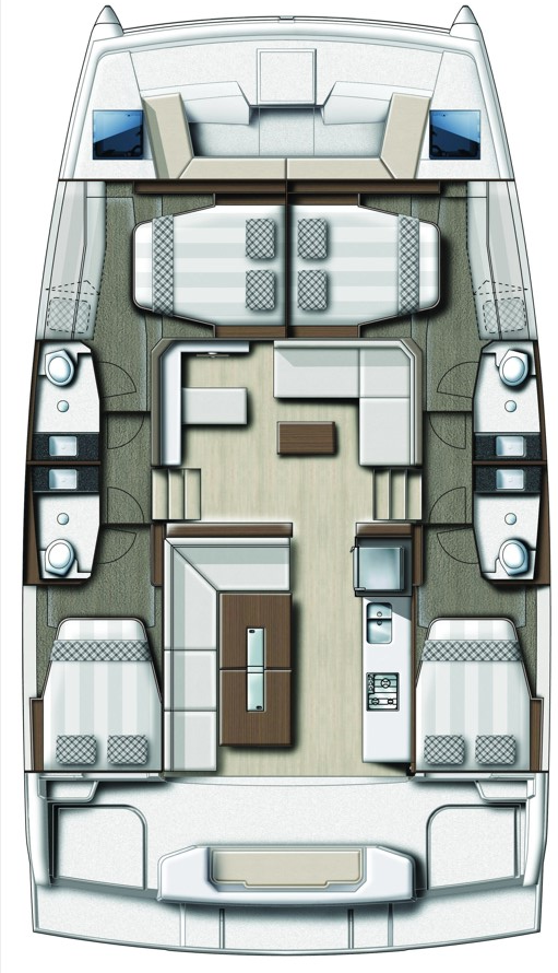 Jachthuur in Lefkáda - Bali Bali Catspace Voile via SamBoat