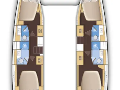 Bootverhuur Gouviá goedkoop Lagoon 42