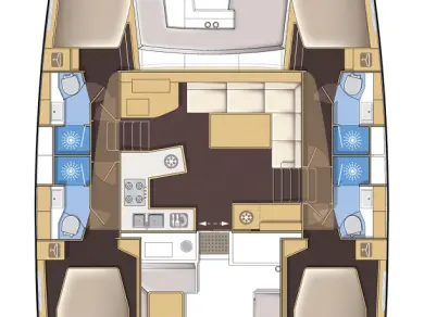 Jachthuur in Préveza - Lagoon Lagoon 450 F via SamBoat