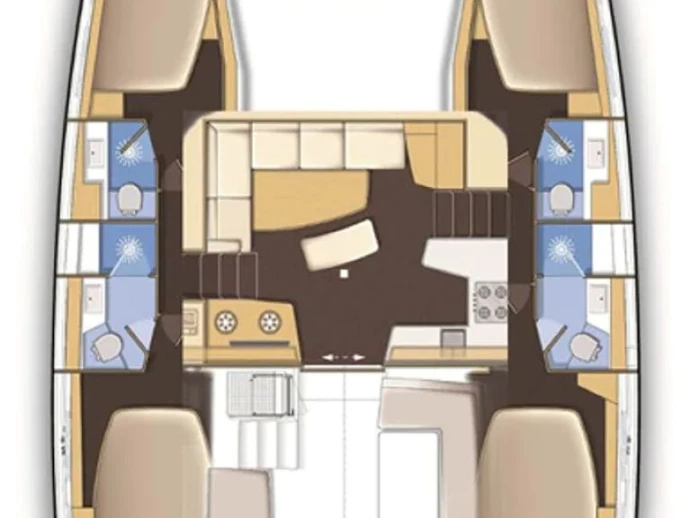 Verhuur Catamaran in Trogir - Lagoon Lagoon 42