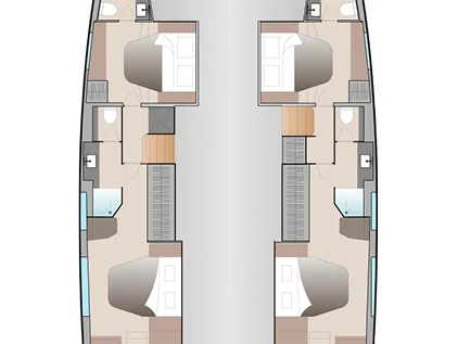 Verhuur Catamaran in Seget Donji - Fountaine Pajot Aura 51