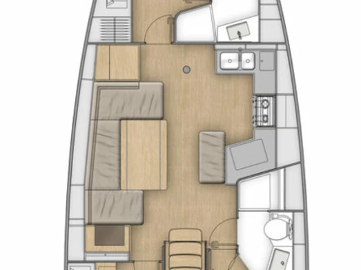 Huur een Bénéteau Oceanis 40.1 in Pomer