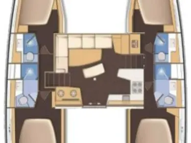 Huur Catamaran met of zonder schipper Lagoon in Gouviá