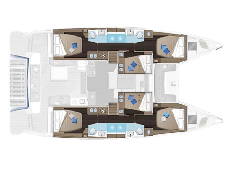 Huur Catamaran met of zonder schipper Lagoon in Seget Donji