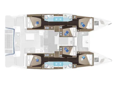 Huur Catamaran met of zonder schipper Lagoon in Seget Donji