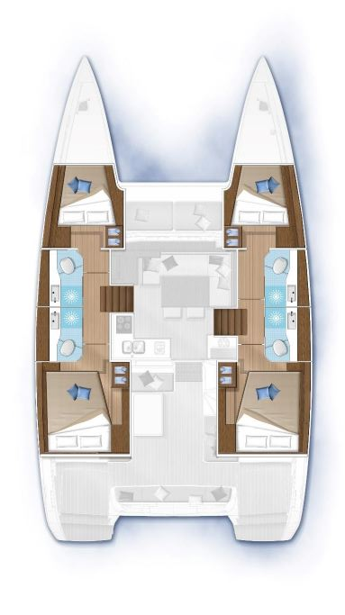Huur Catamaran met of zonder schipper Lagoon in Rogač