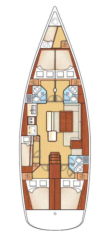 Huur een Bénéteau Oceanis 50 Family in Rogač