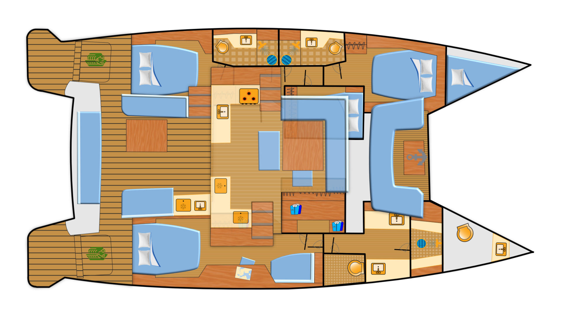 Jachthuur in Can Pastilla - Lagoon Lagoon 51 via SamBoat