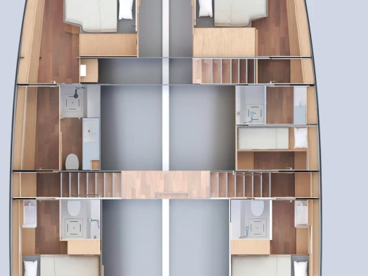 Verhuur Catamaran Mazarin Yachts met vaarbewijs