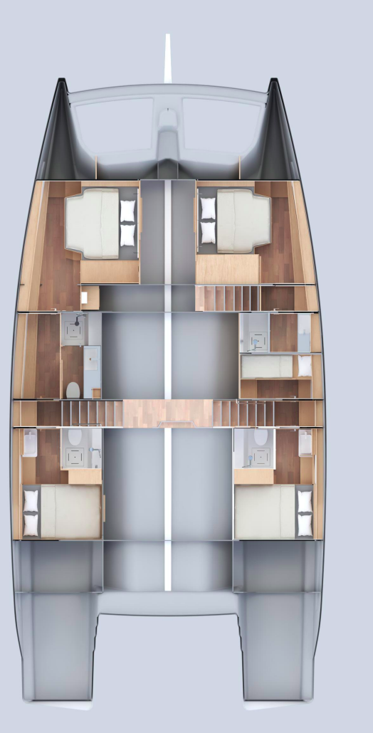 Verhuur Catamaran Mazarin Yachts met vaarbewijs