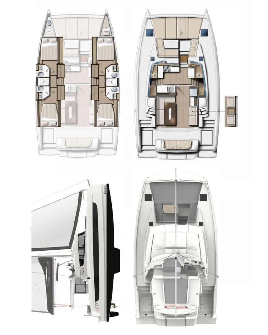 Verhuur Catamaran in Marmaris - Bali Bali 4.2