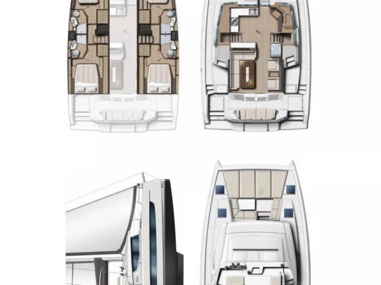 Huur Catamaran met of zonder schipper Bali in Marmaris