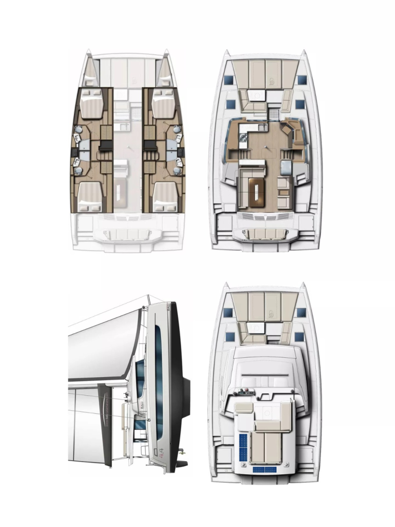 Huur Catamaran met of zonder schipper Bali in Marmaris