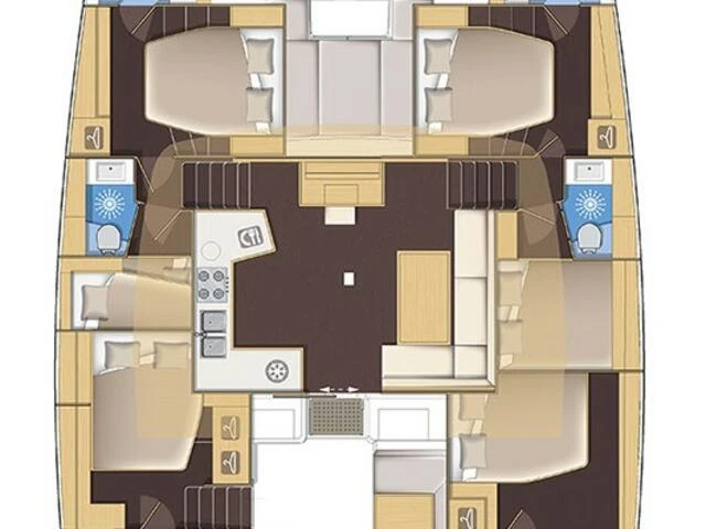 Verhuur Catamaran in Trogir - Lagoon Lagoon 52 F