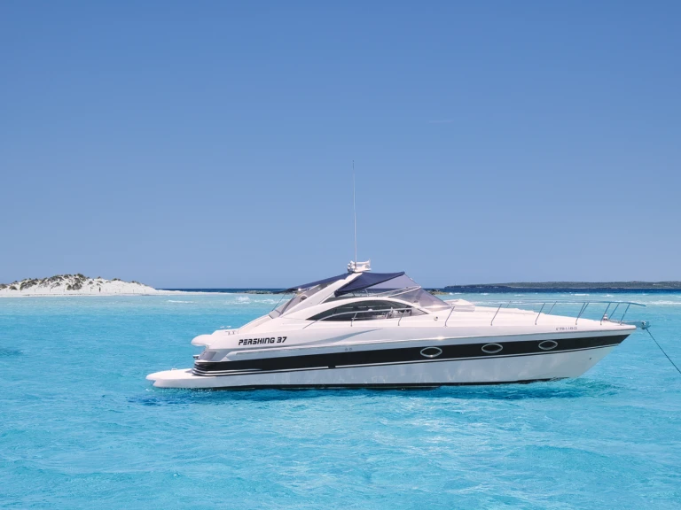 Verhuur Motorboot Pershing met vaarbewijs