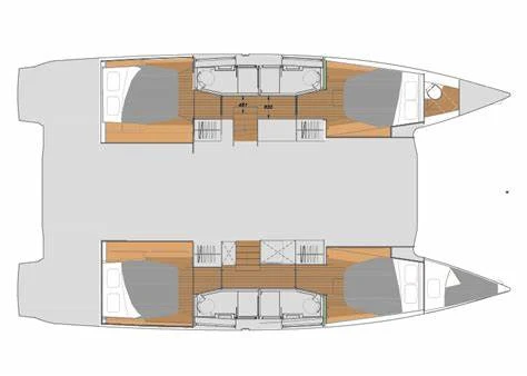 Verhuur Catamaran in Le Marin - Fountaine Pajot Elba 45