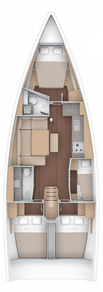 Huur Zeilboot met of zonder schipper Dufour in Jezera