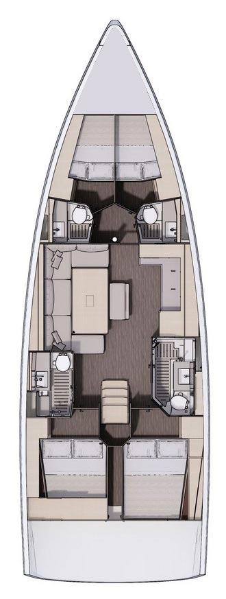 Huur een Dufour Dufour 470 in Trogir