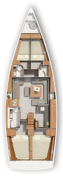 Hanse Hanse 455 te huur van particulier of professional in Murter-Kornati