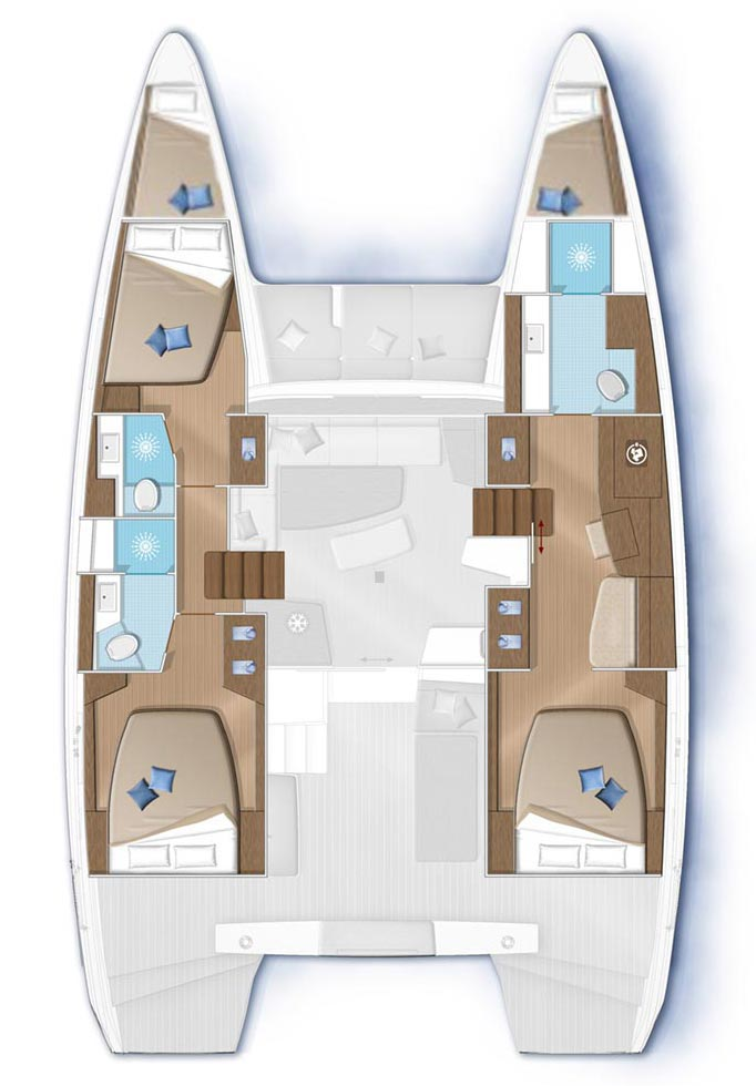 Verhuur Catamaran in Šibenik - Lagoon Lagoon 42