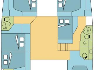 Verhuur Catamaran Fountaine Pajot met vaarbewijs